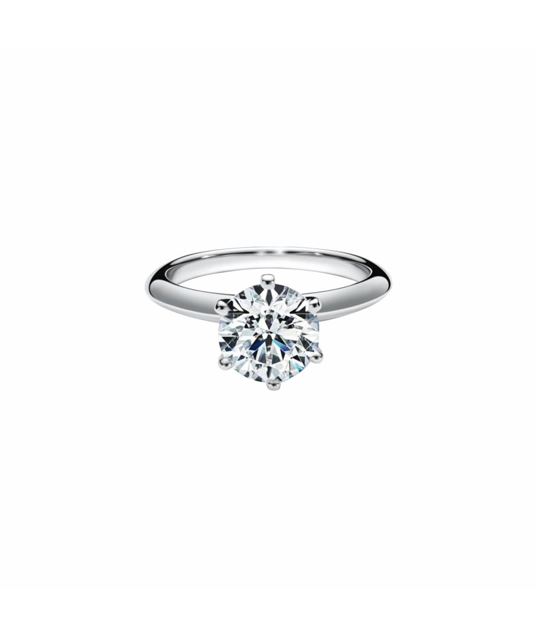 TIFFANY&CO Серебряное платиновое кольцо, фото 1