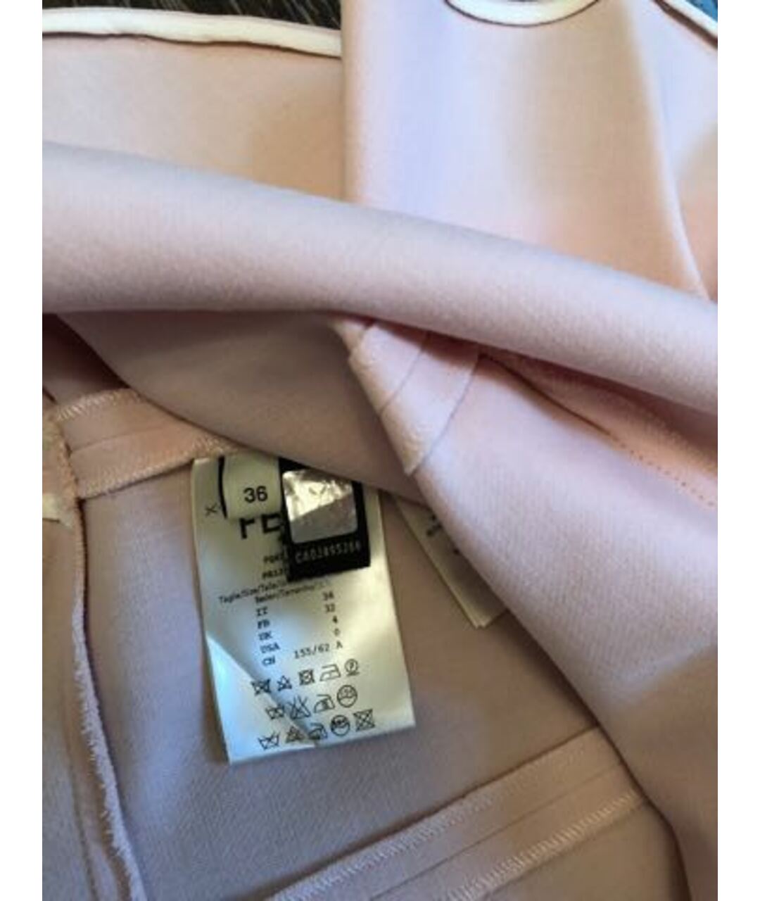 FENDI Розовая шелковая юбка мини, фото 3