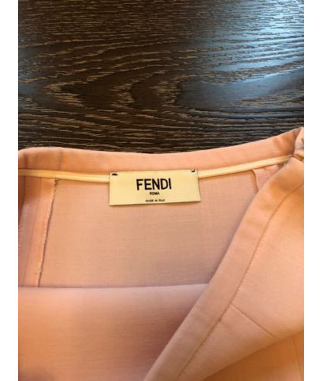 FENDI Розовая шелковая юбка мини, фото 2