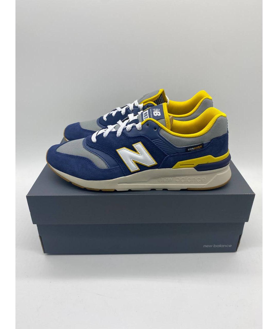 NEW BALANCE Синие текстильные низкие кроссовки / кеды, фото 6