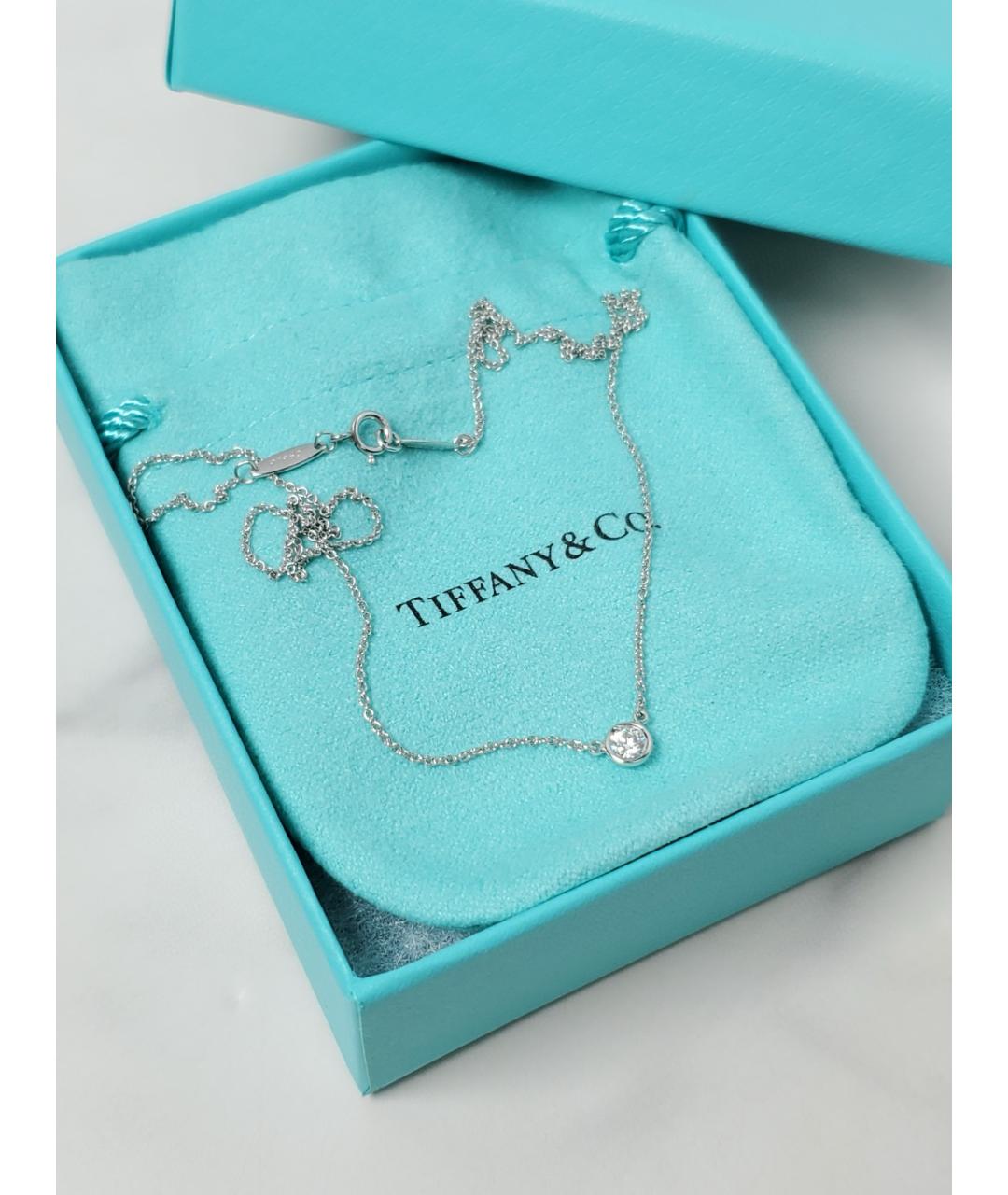 TIFFANY&CO Белое колье из белого золота, фото 2