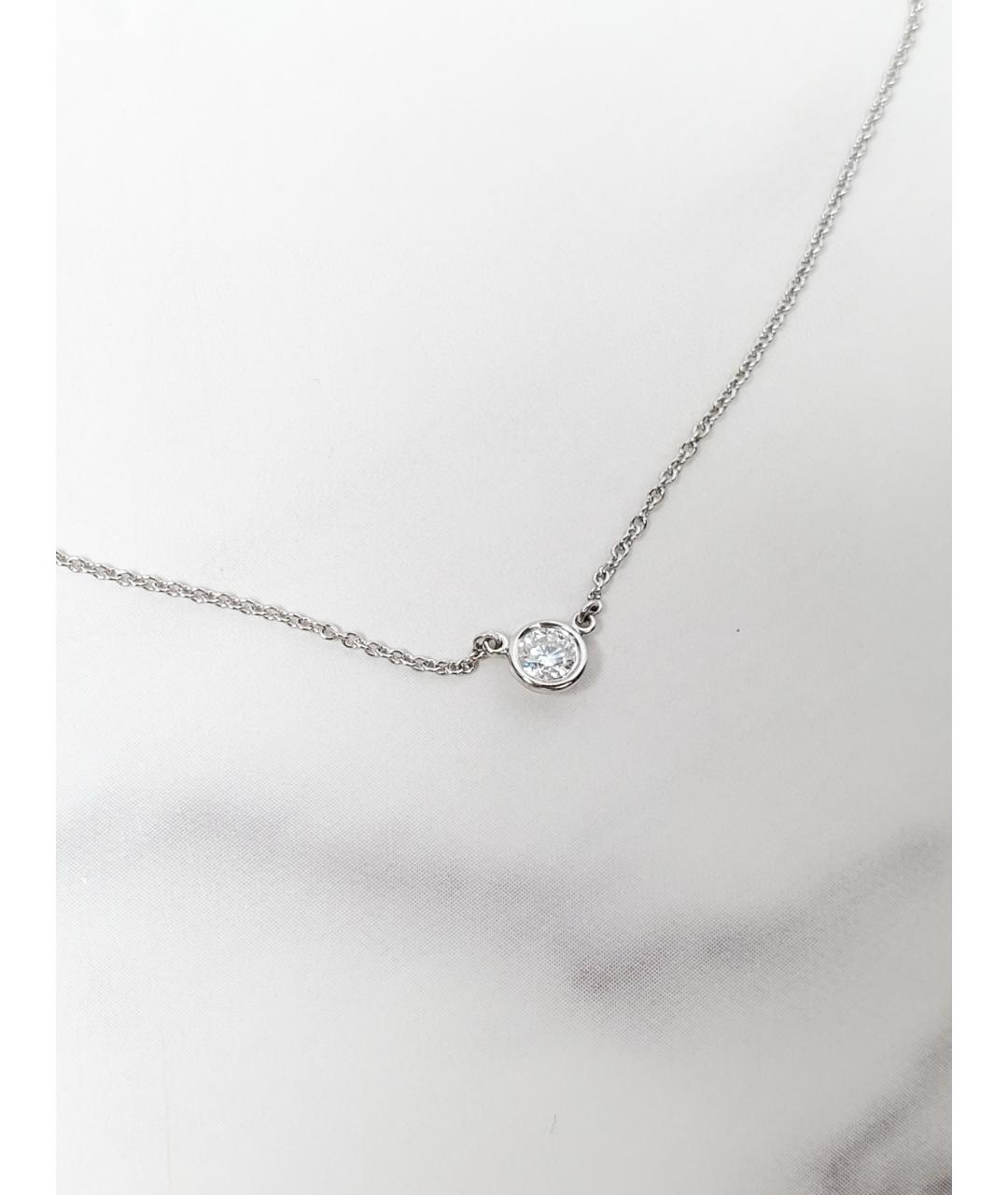 TIFFANY&CO Белое колье из белого золота, фото 3