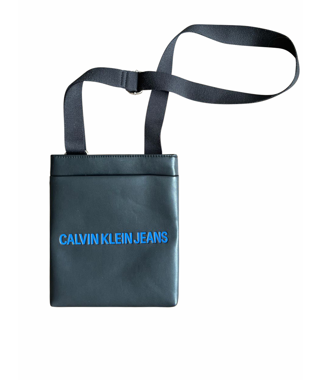 CALVIN KLEIN JEANS Черная сумка на плечо из искусственной кожи, фото 1