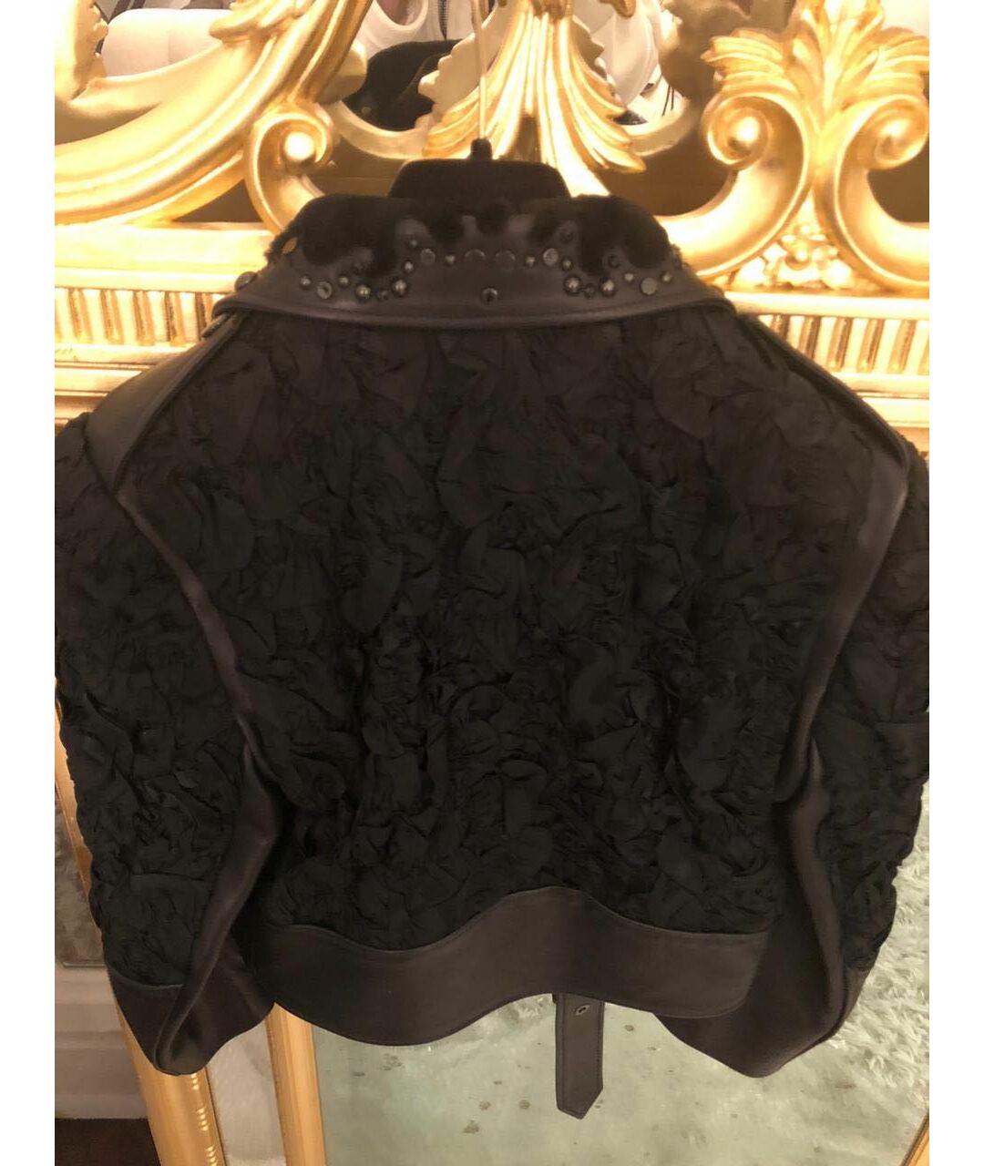 LOUIS VUITTON Черная кожаная куртка, фото 2