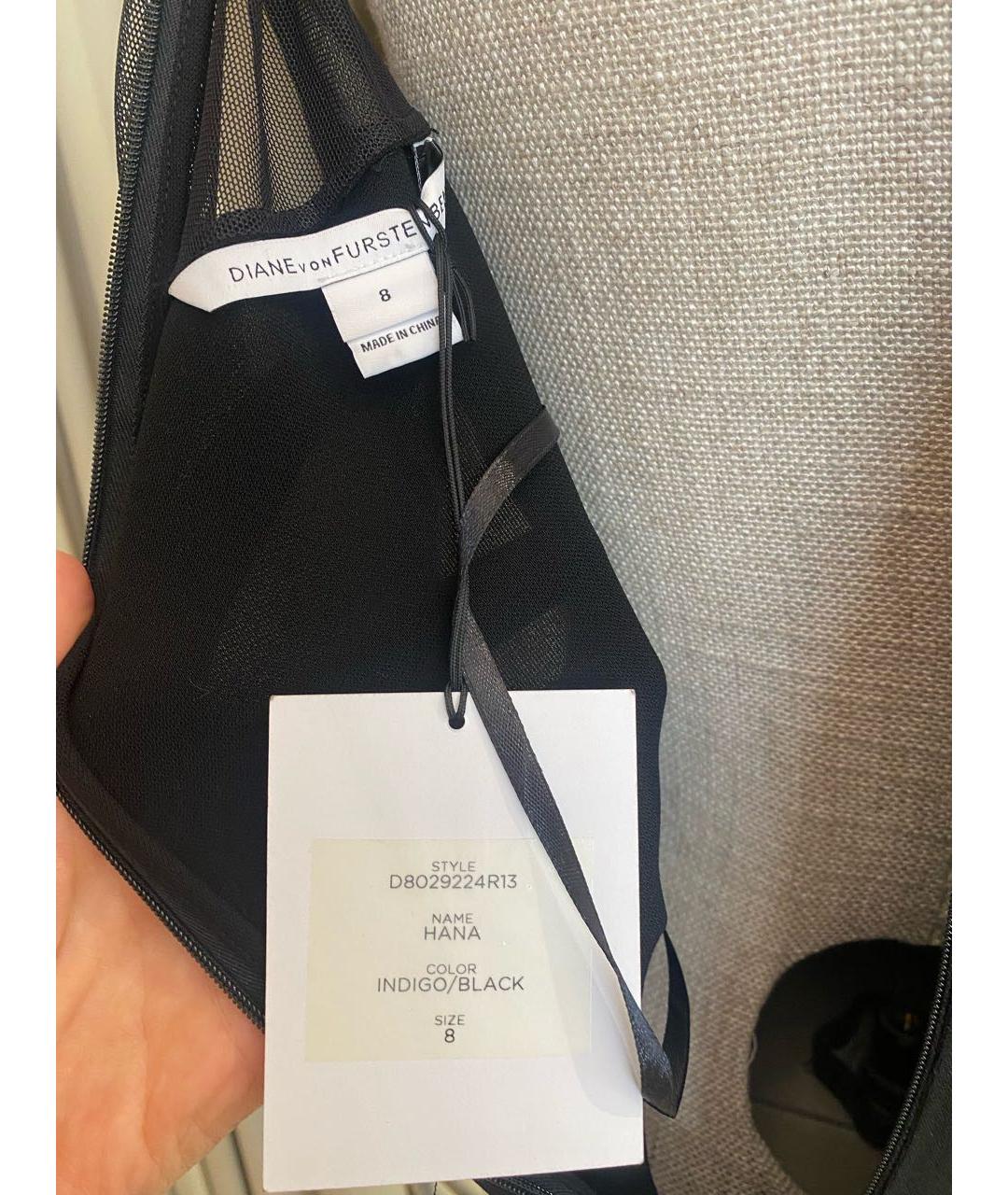 DIANE VON FURSTENBERG Мульти полиэстеровое коктейльное платье, фото 3