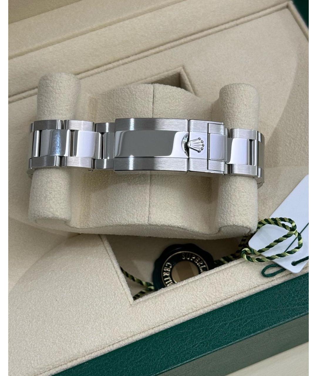 ROLEX Синие платиновые часы, фото 4