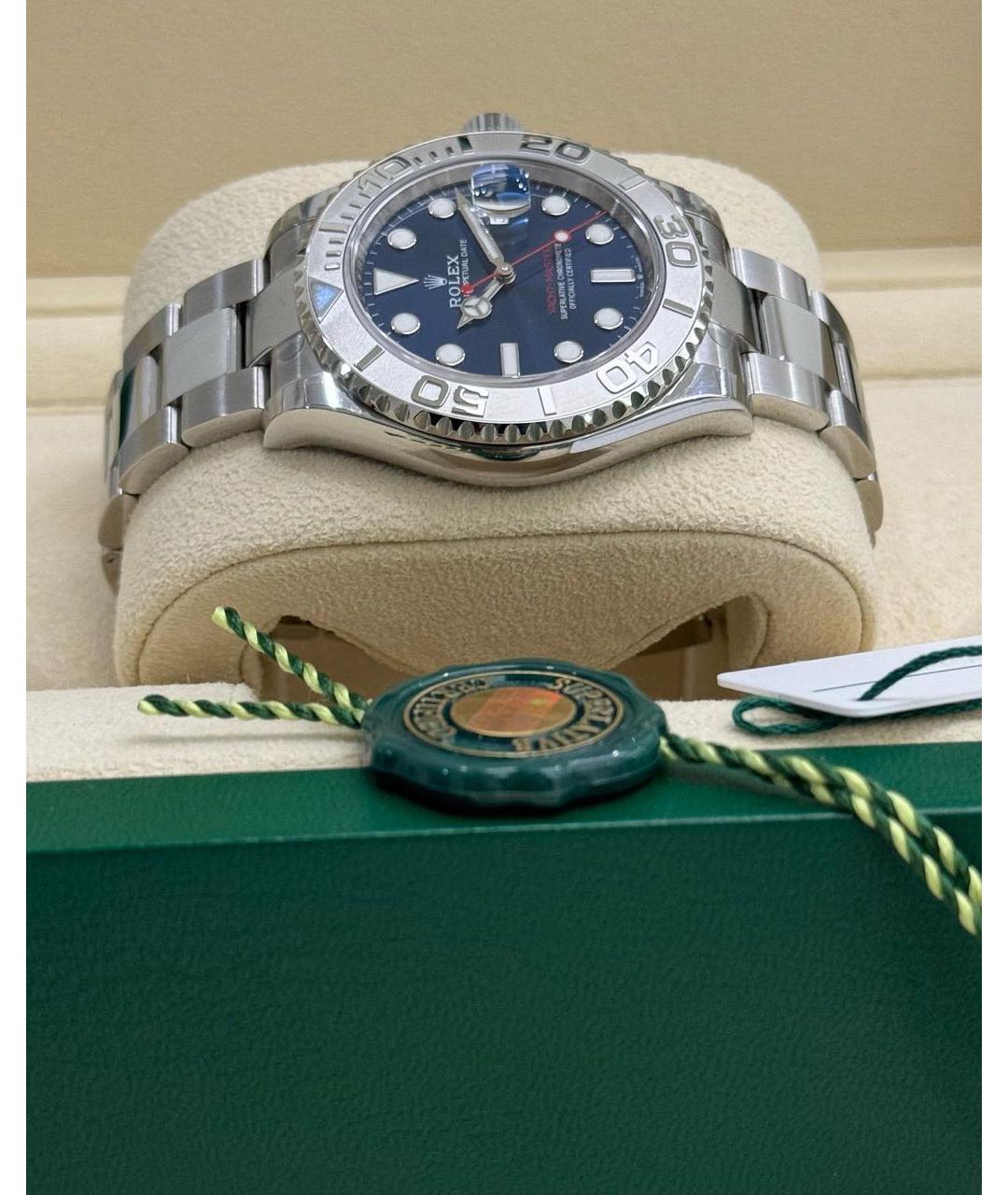 ROLEX Синие платиновые часы, фото 3