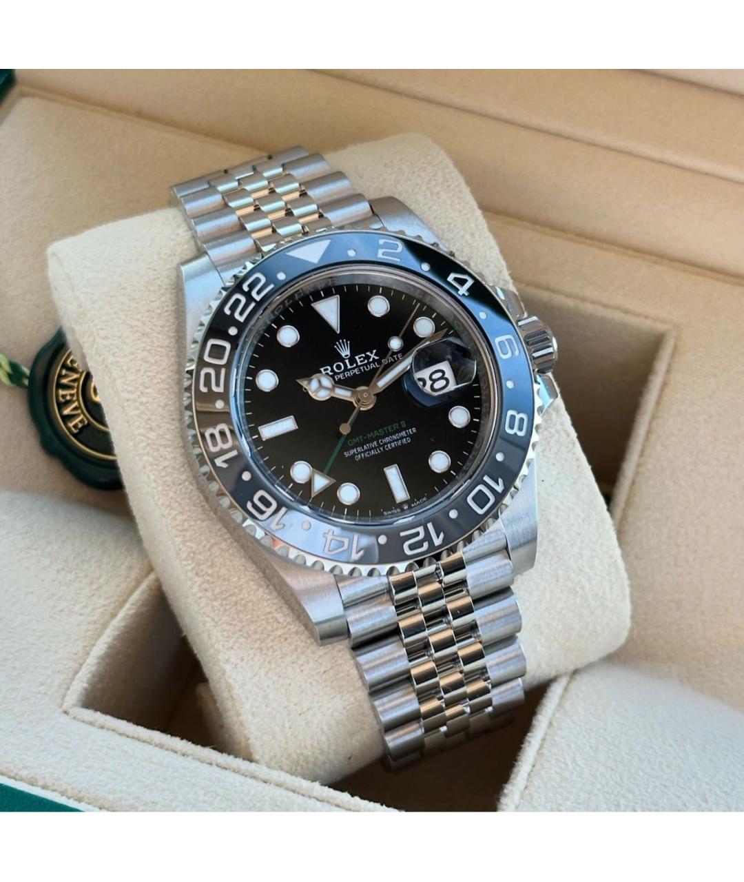 ROLEX Черные часы, фото 3