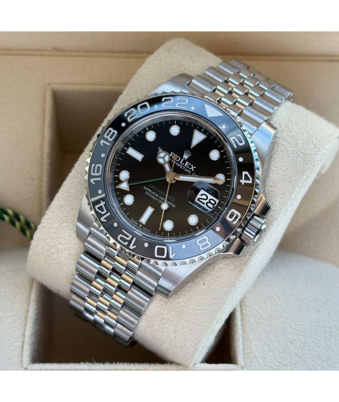 ROLEX Черные часы, фото 2