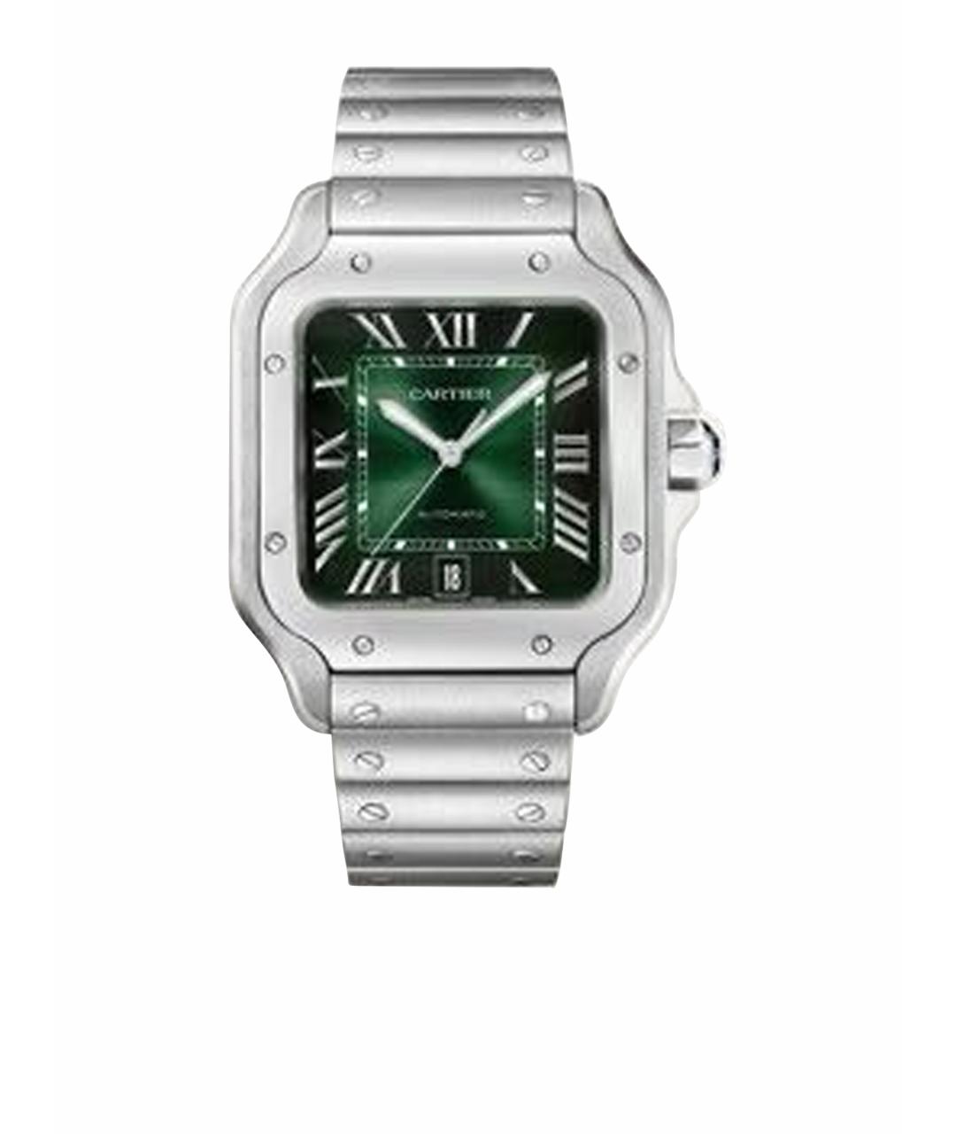 CARTIER Зеленые часы, фото 1