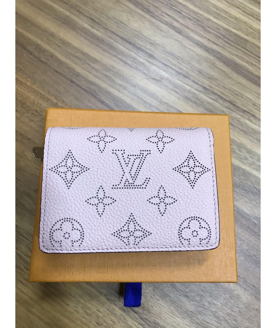 LOUIS VUITTON Розовый кожаный кошелек, фото 1