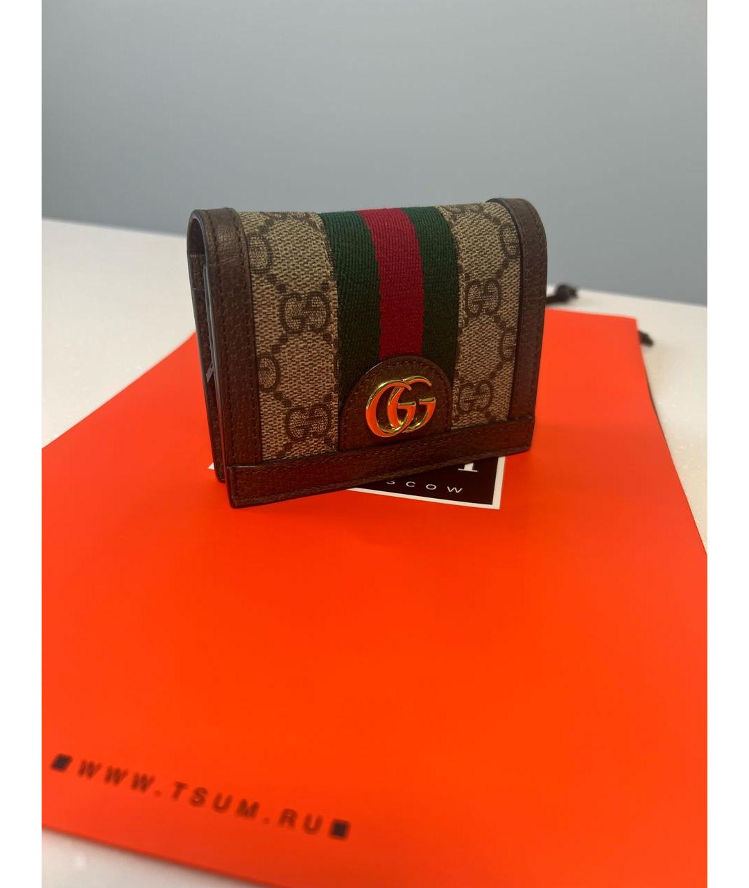 GUCCI Бежевый кошелек, фото 2