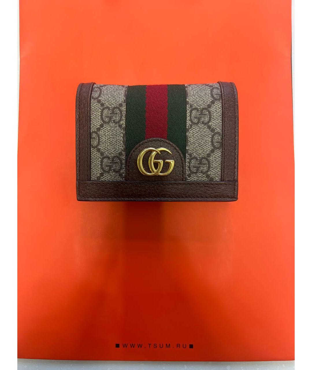 GUCCI Бежевый кошелек, фото 6