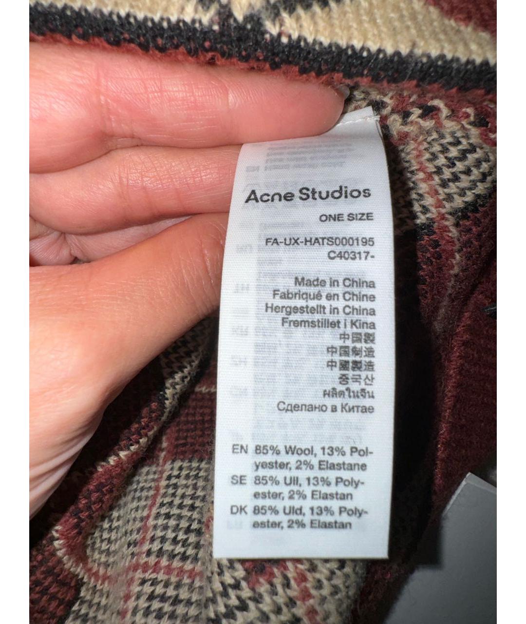 ACNE STUDIOS Шерстяная шапка, фото 7