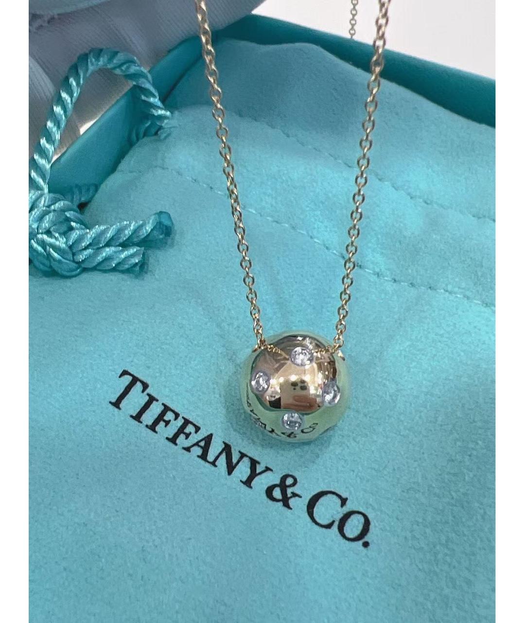 TIFFANY&CO Золотое колье из желтого золота, фото 2