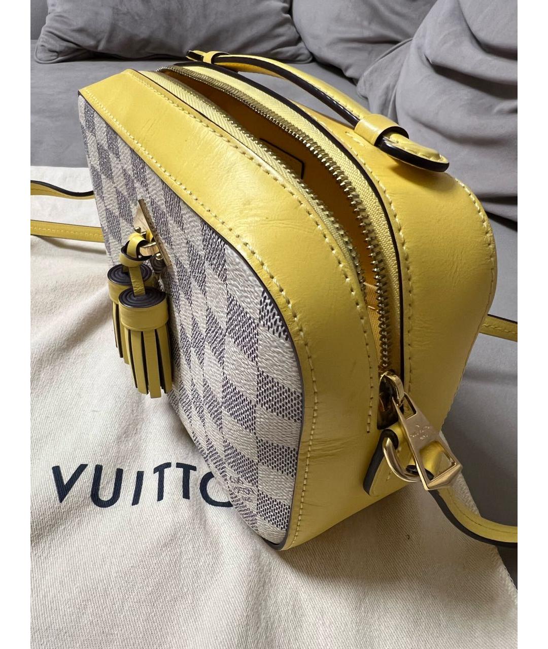 LOUIS VUITTON Желтая сумка через плечо, фото 8