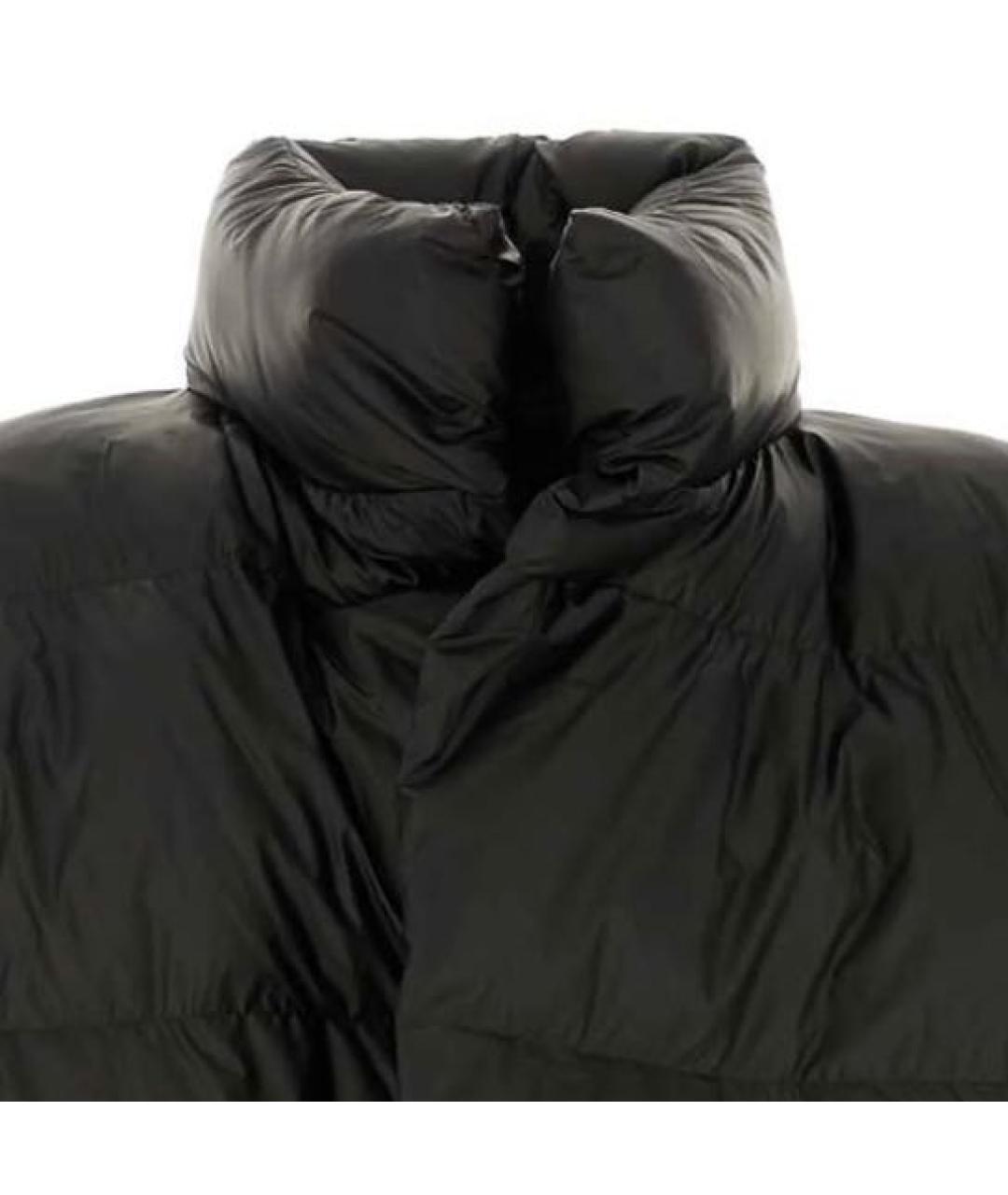 BALENCIAGA Черный полиамидовый пуховик, фото 4