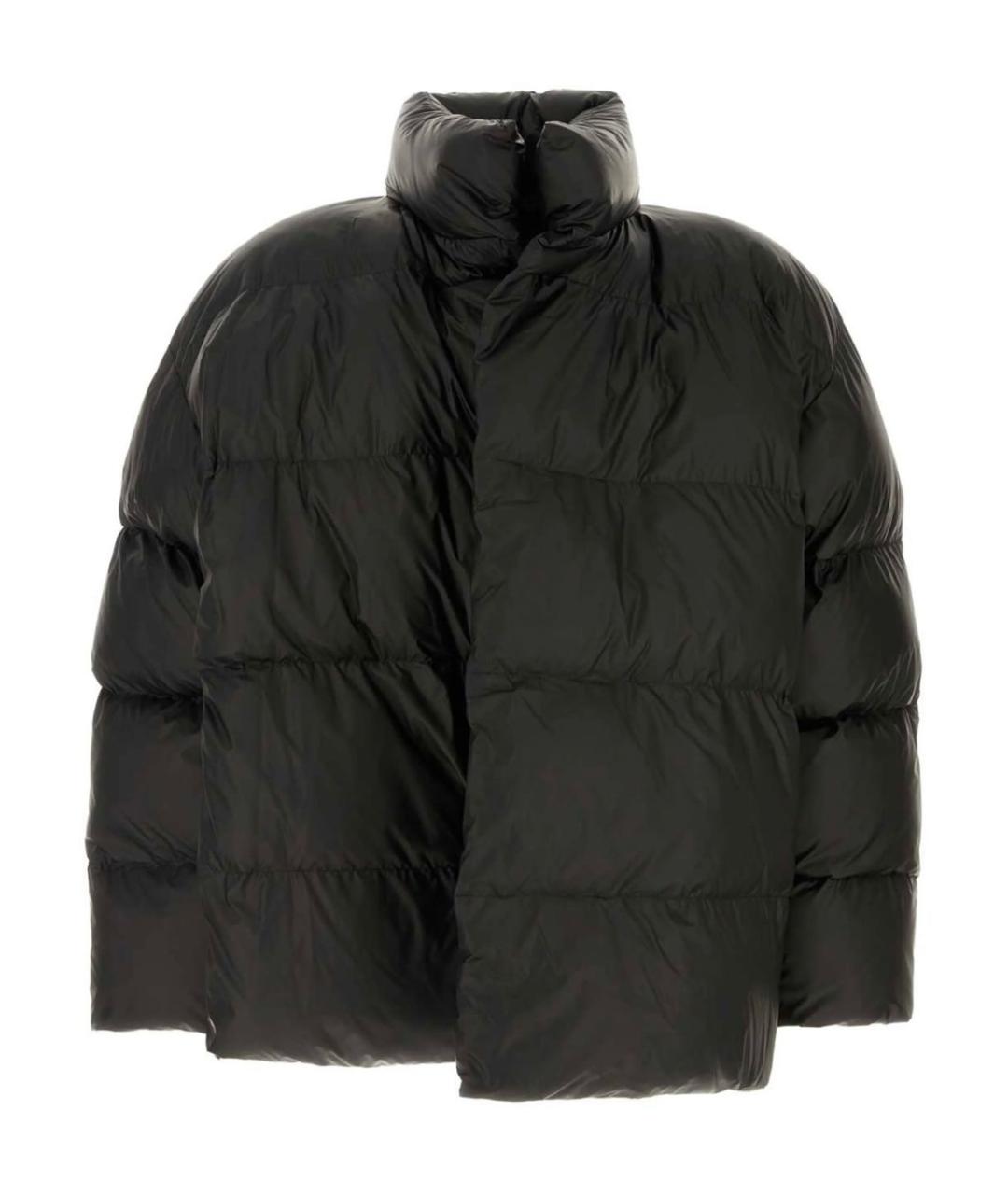 BALENCIAGA Черный полиамидовый пуховик, фото 1