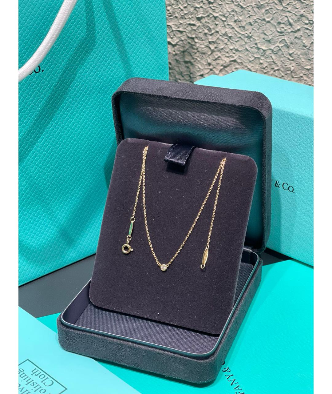 TIFFANY&CO Желтое колье из желтого золота, фото 3