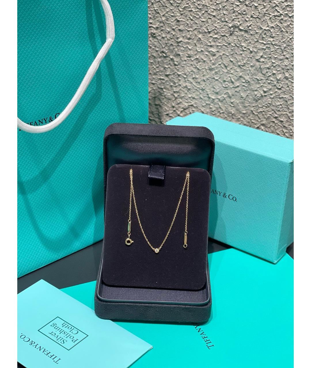 TIFFANY&CO Желтое колье из желтого золота, фото 5