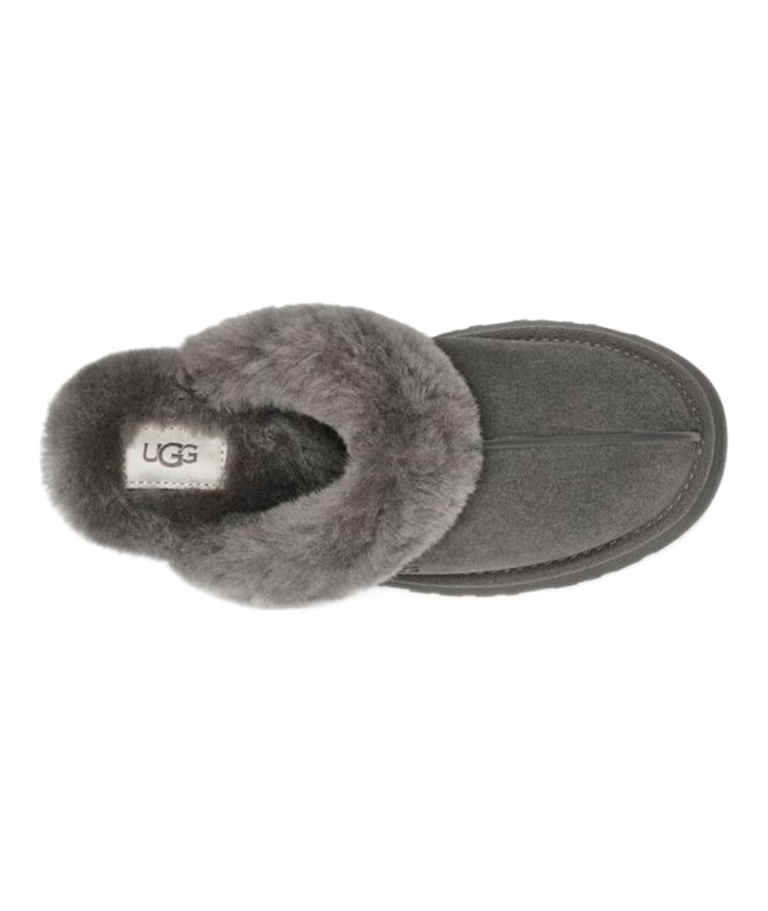 UGG AUSTRALIA Антрацитовые замшевые мюли, фото 3