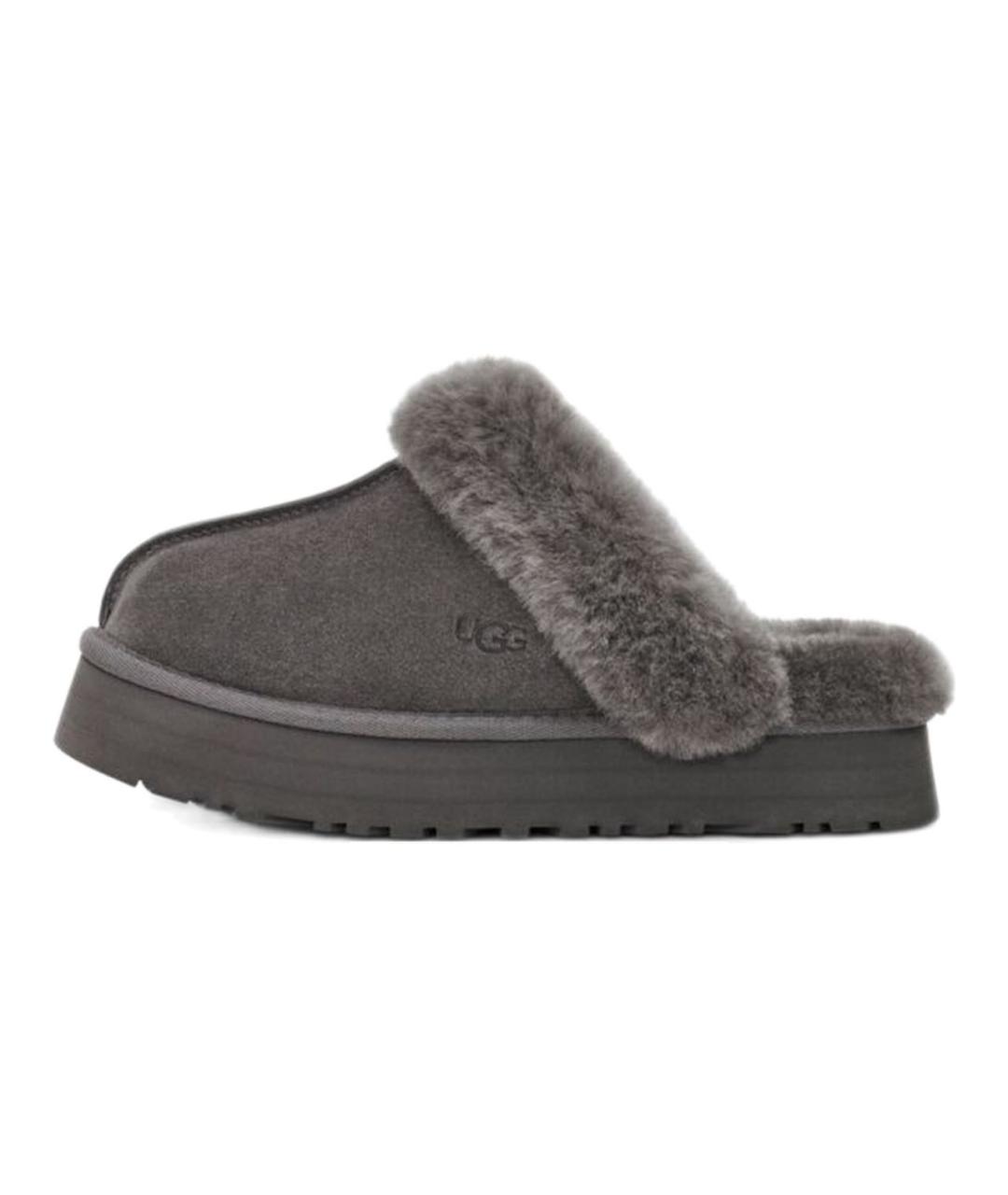 UGG AUSTRALIA Антрацитовые замшевые мюли, фото 6