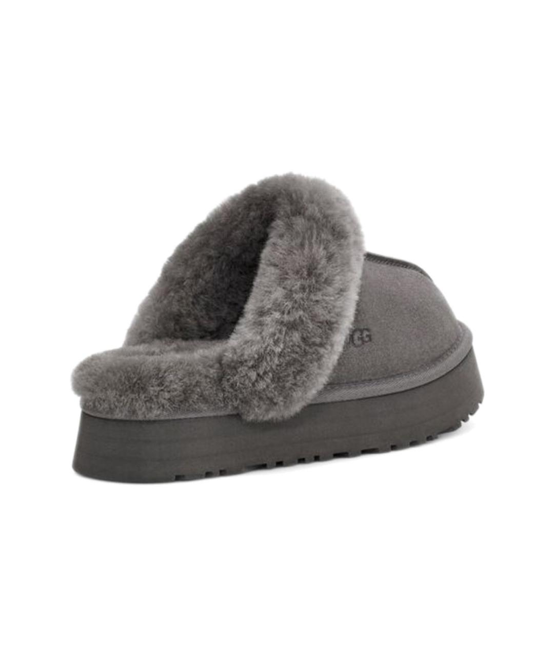 UGG AUSTRALIA Антрацитовые замшевые мюли, фото 4