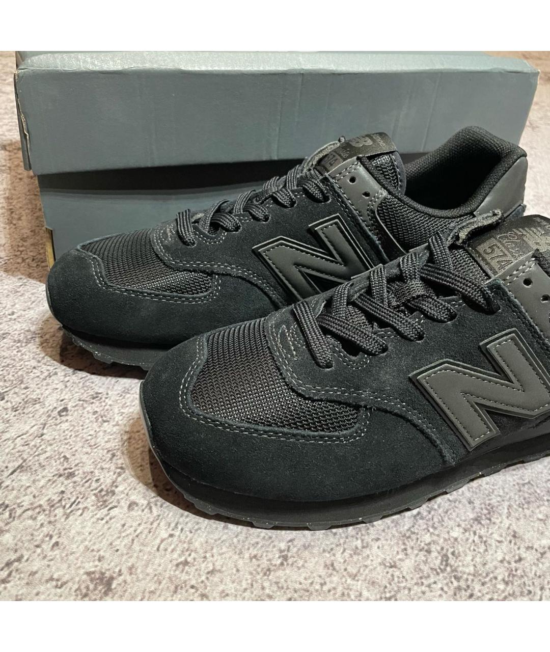 NEW BALANCE Черные низкие кроссовки / кеды, фото 3