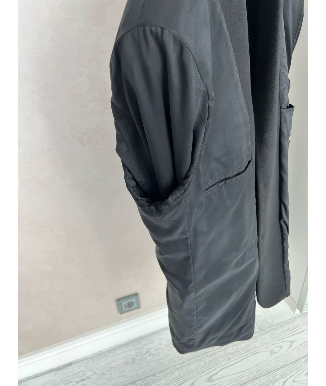 EMPORIO ARMANI Черный шерстяной пиджак, фото 8