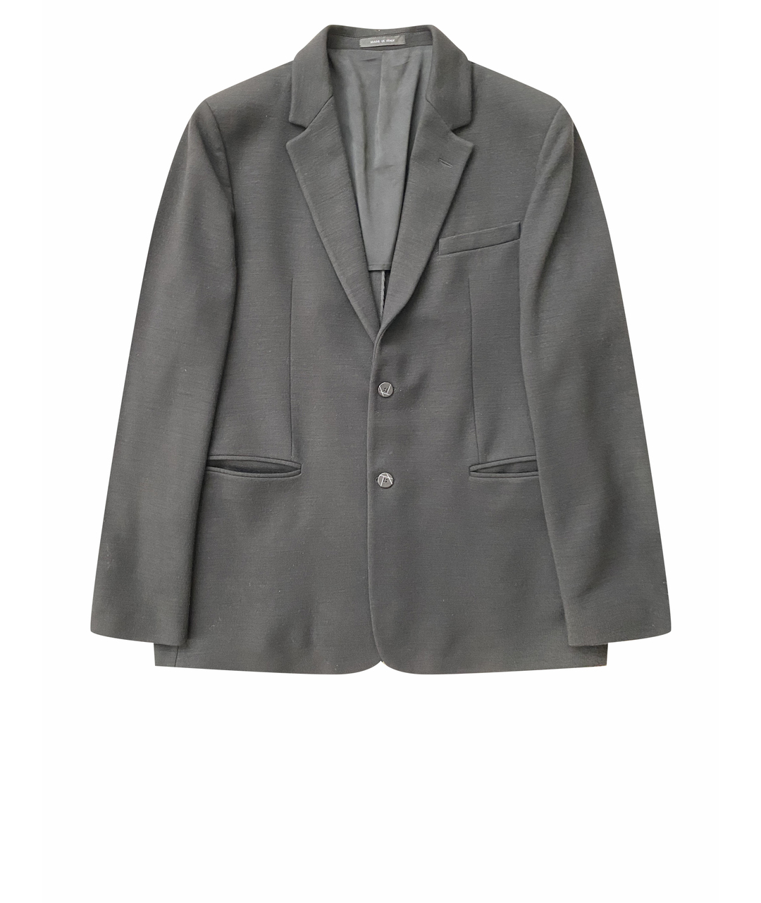 EMPORIO ARMANI Черный шерстяной пиджак, фото 1