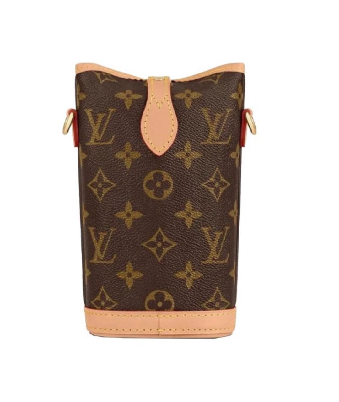 LOUIS VUITTON Коричневая сумка через плечо, фото 3