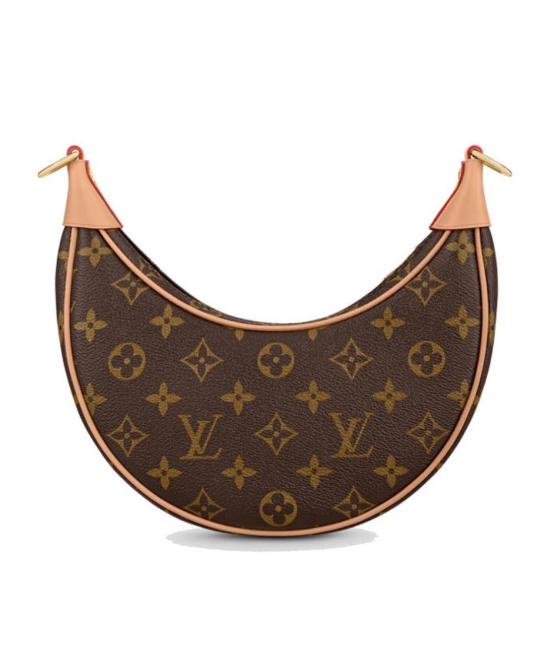 LOUIS VUITTON Коричневая сумка через плечо, фото 4