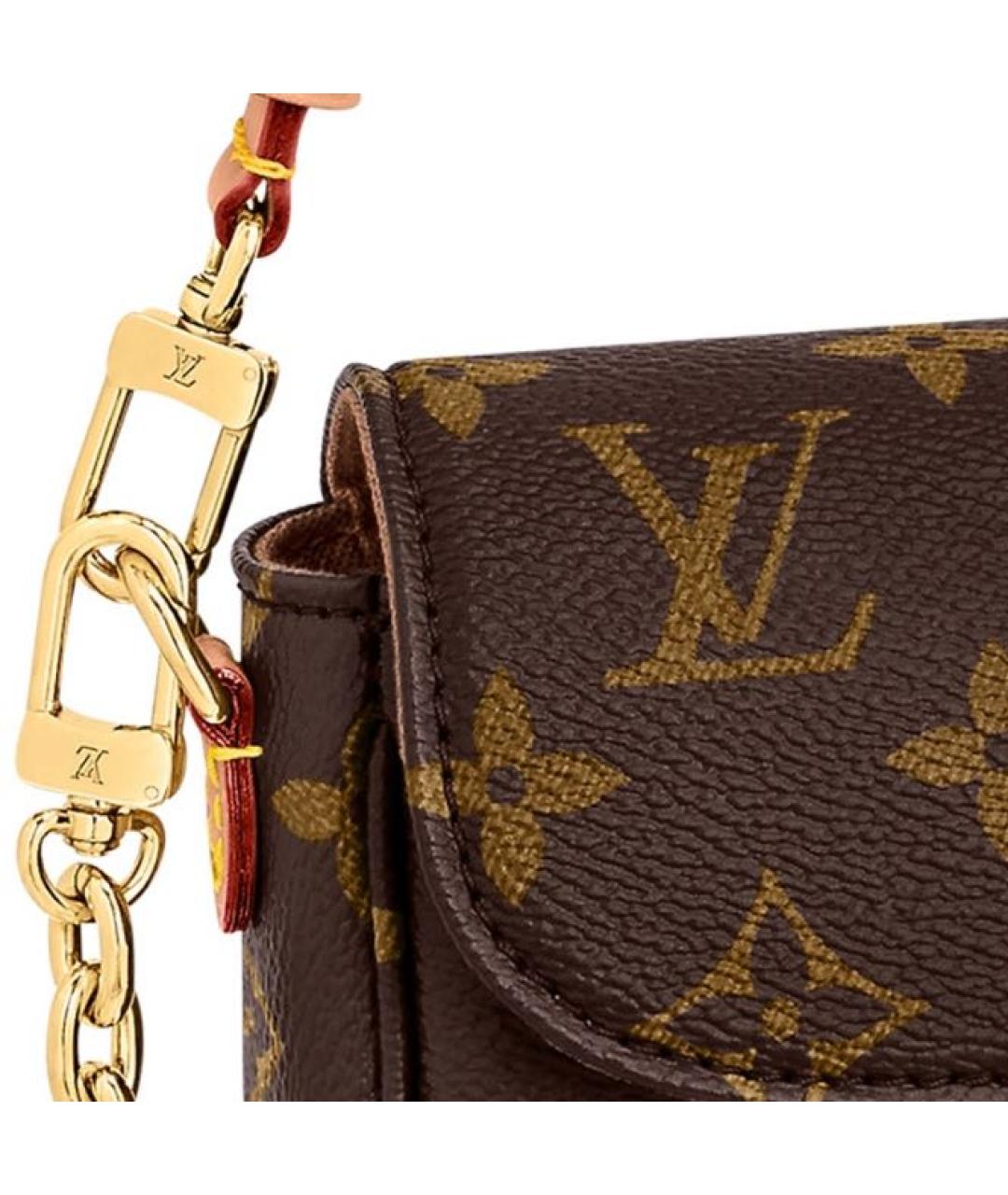 LOUIS VUITTON Коричневая сумка через плечо, фото 6