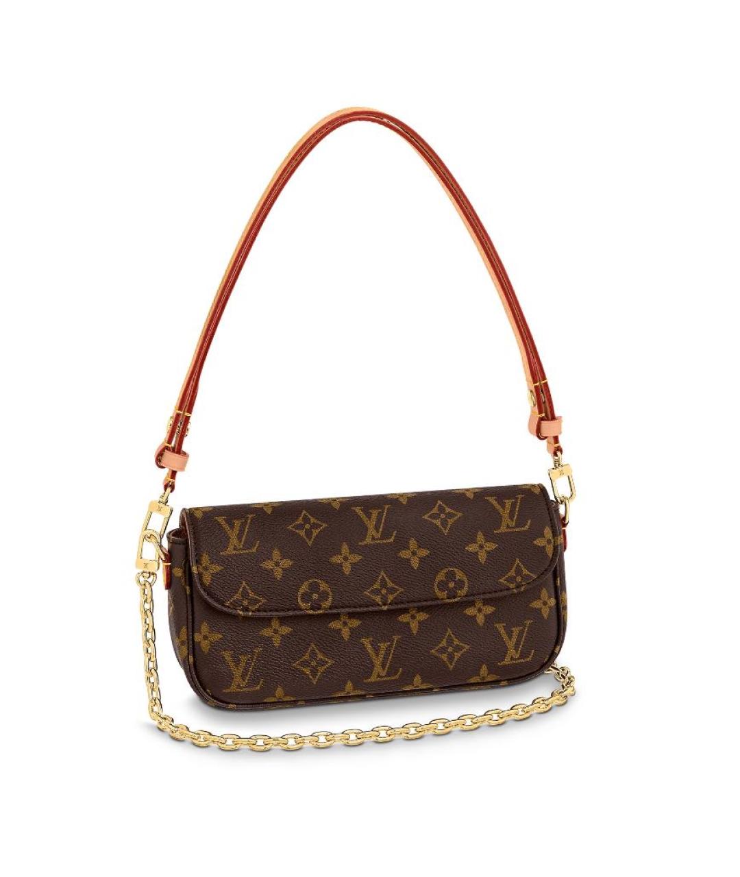 LOUIS VUITTON Коричневая сумка через плечо, фото 1