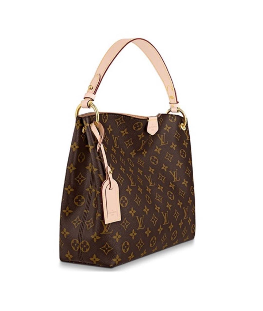 LOUIS VUITTON Коричневая сумка тоут, фото 2