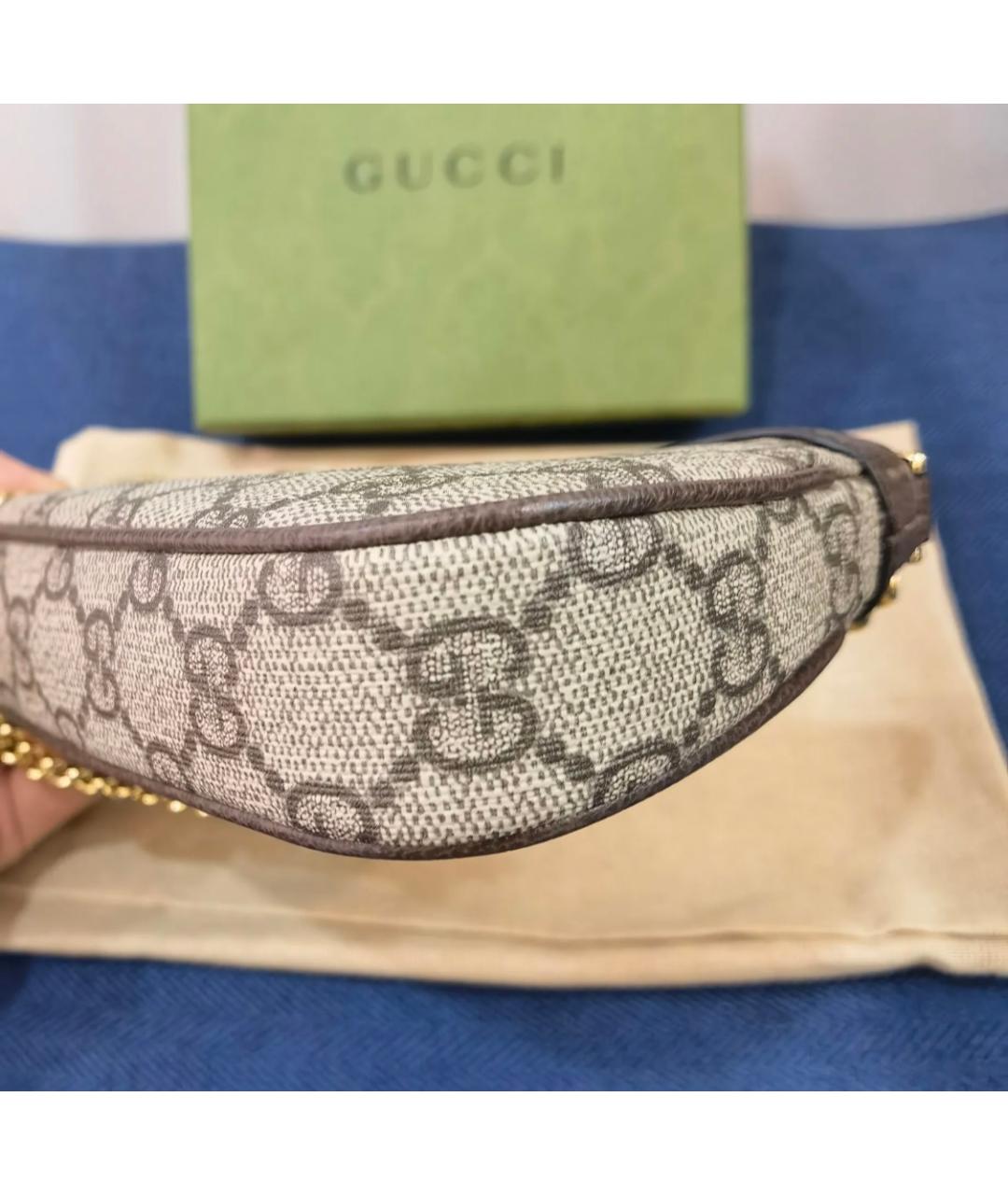 GUCCI Коричневая сумка через плечо, фото 2