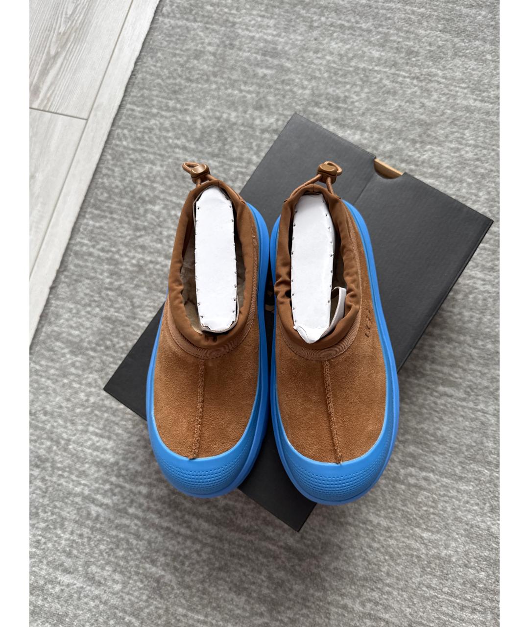 UGG AUSTRALIA Голубые замшевые ботинки, фото 4