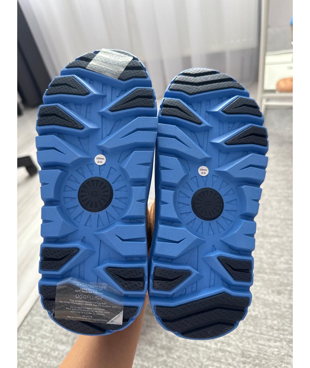 UGG AUSTRALIA Голубые замшевые ботинки, фото 6