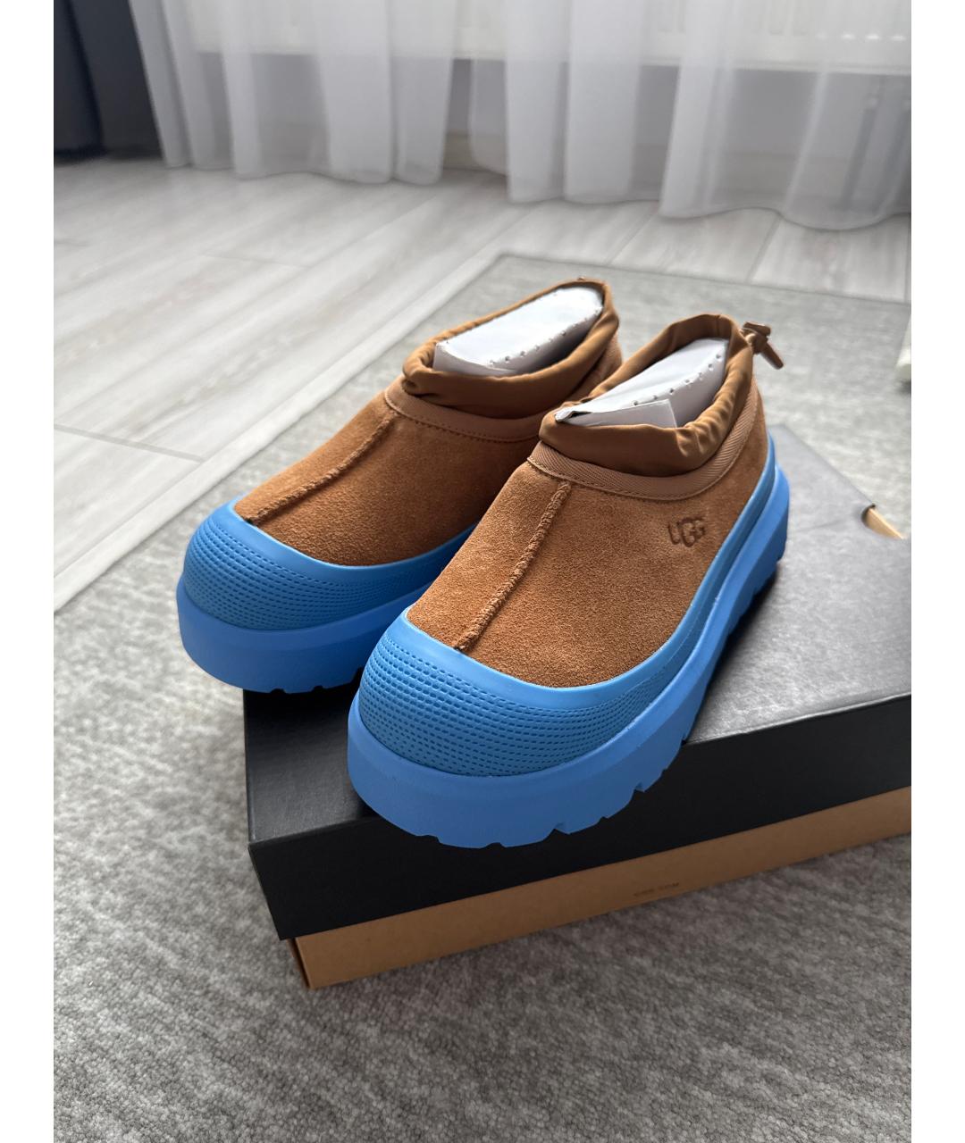 UGG AUSTRALIA Голубые замшевые ботинки, фото 2