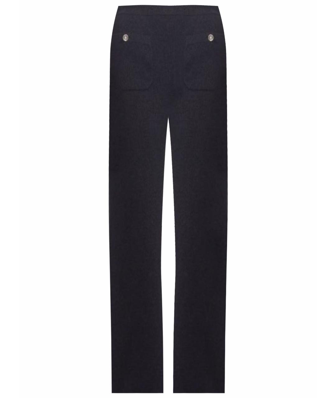 CHANEL Черные прямые брюки, фото 2