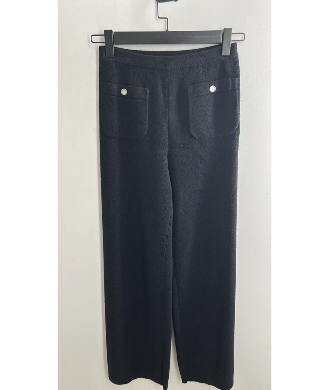 CHANEL Черные прямые брюки, фото 6