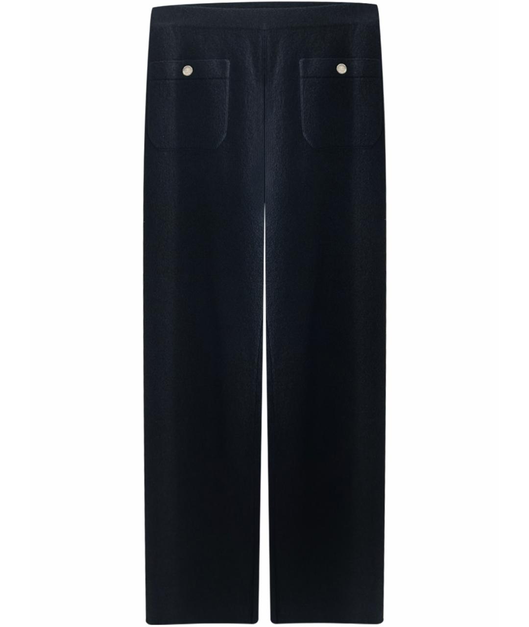 CHANEL Черные прямые брюки, фото 1