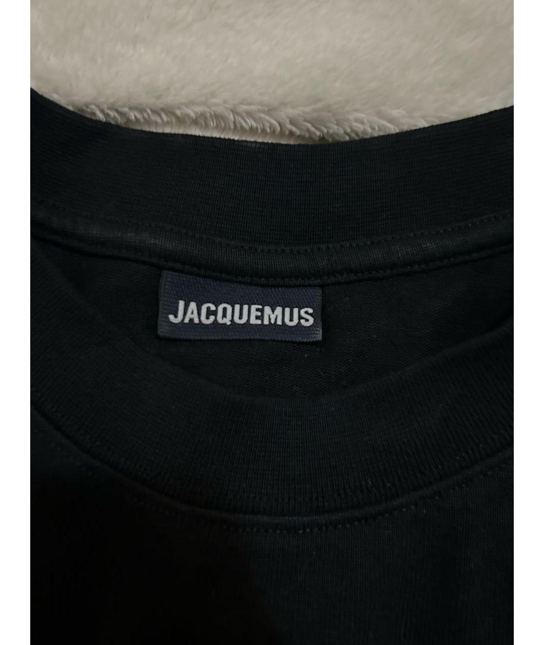 JACQUEMUS Черная футболка, фото 4