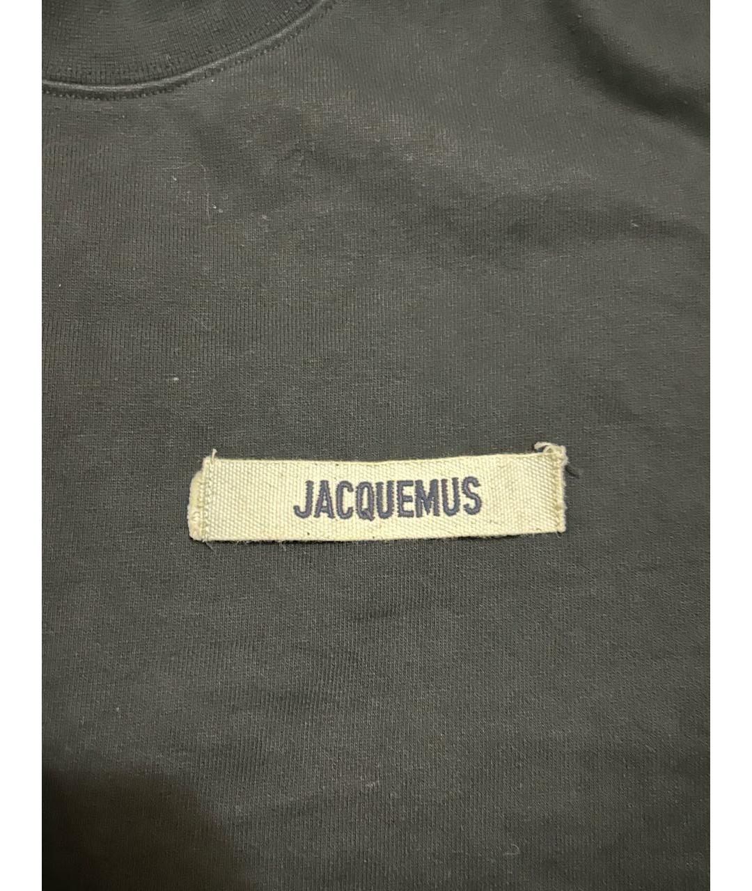 JACQUEMUS Черная футболка, фото 3