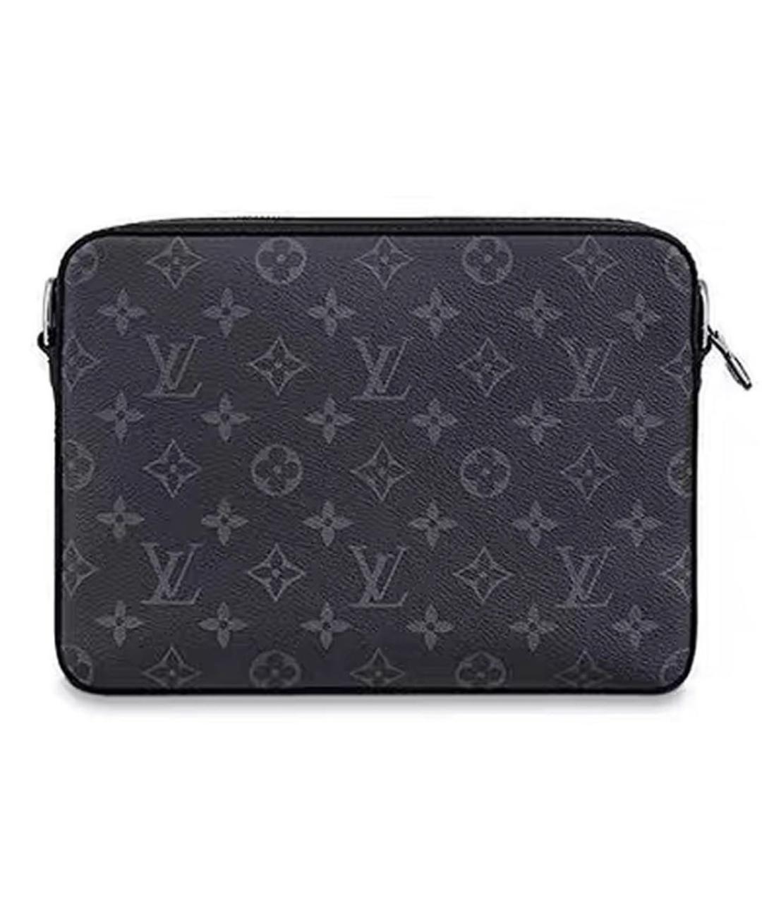 LOUIS VUITTON Антрацитовая сумка на плечо, фото 2