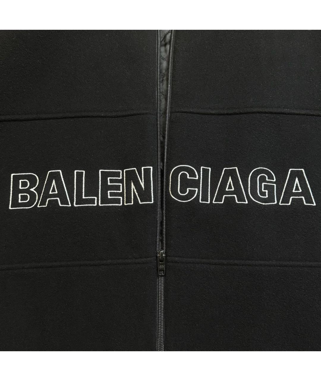 BALENCIAGA Черная шерстяная куртка, фото 4