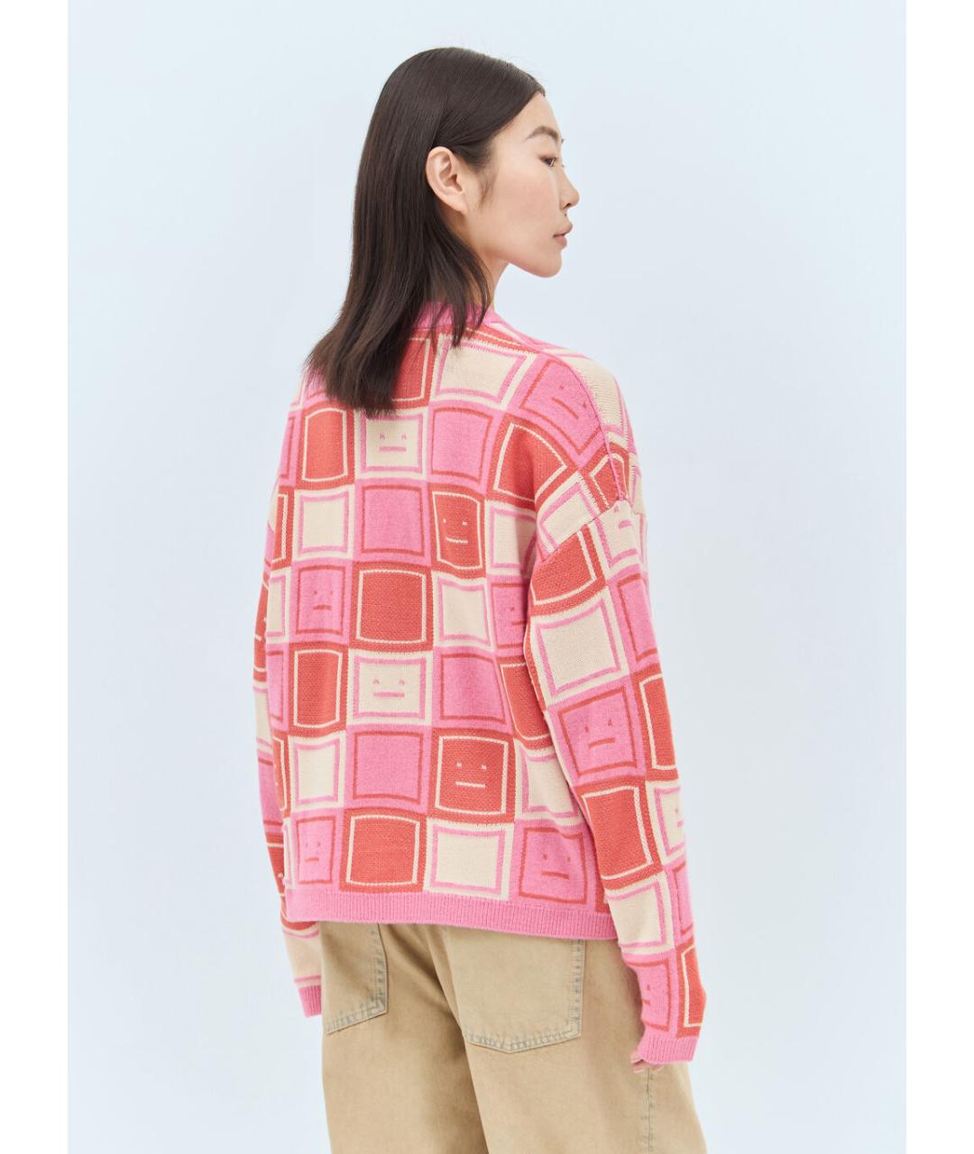 ACNE STUDIOS Розовый джемпер / свитер, фото 3