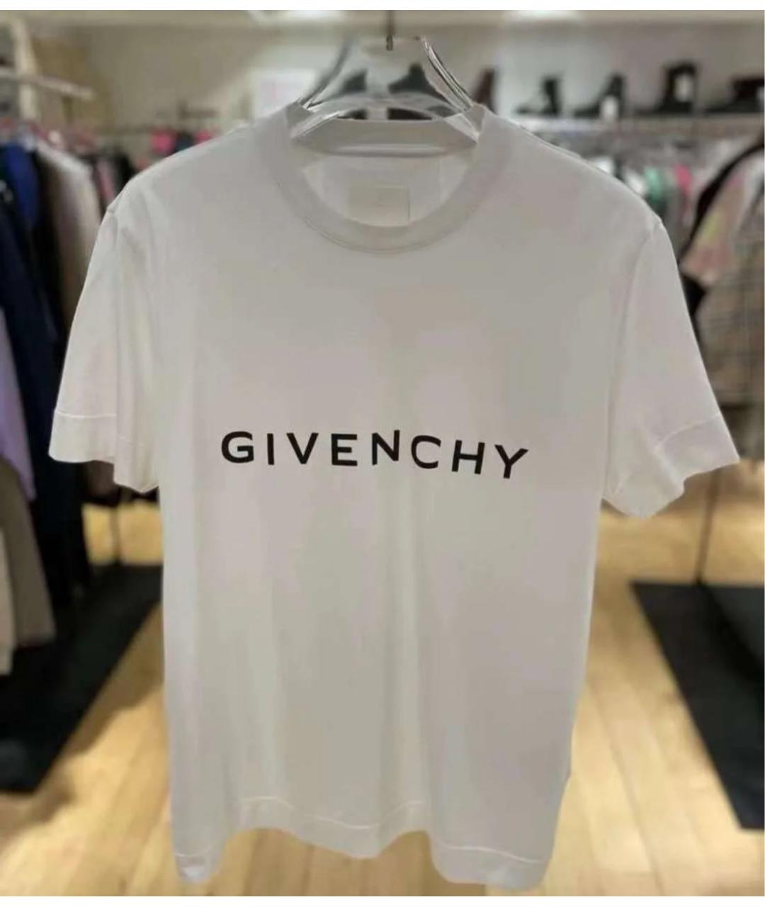 GIVENCHY Белая хлопковая футболка, фото 4