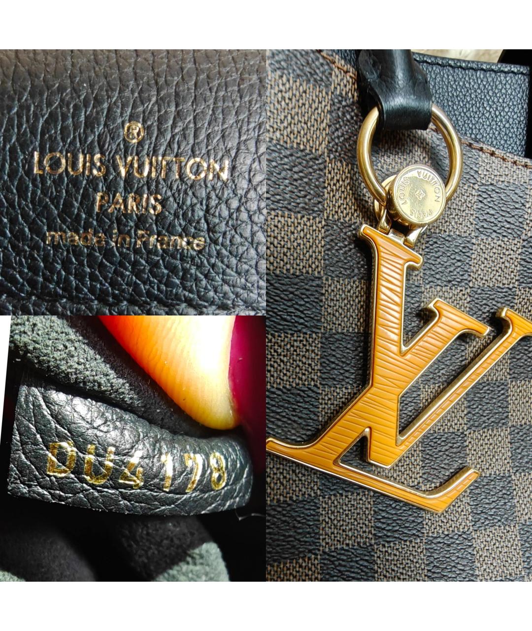 LOUIS VUITTON Коричневая сумка тоут, фото 6