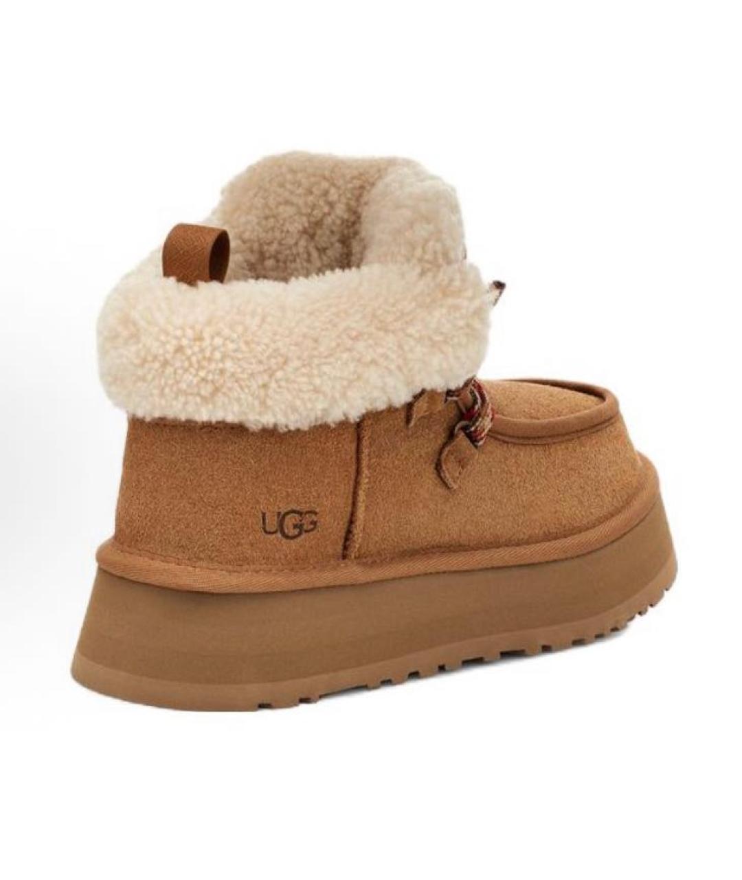 UGG AUSTRALIA Коричневые замшевые ботинки, фото 3